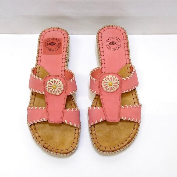 Nurture Tortola Leather Upper Wedge Sandals Sz 9M Plaited Fiber Sole Brazil Made - Picture 5 of 12